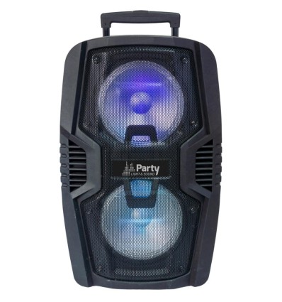 Altavoz PARTY-210LED - 600W, Bluetooth, LED y batería portátil