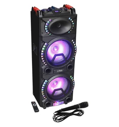 Altavoz PARTY-STUP210 - 500W, Bluetooth, LED y mando a distancia