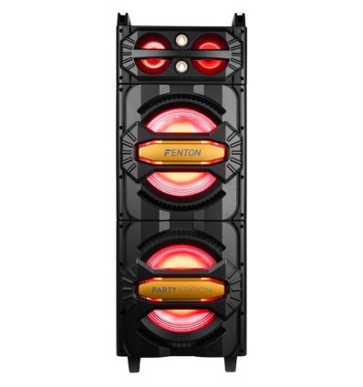 Altavoz Fenton LIVE2102 - 800W, Bluetooth, luces LED y karaoke