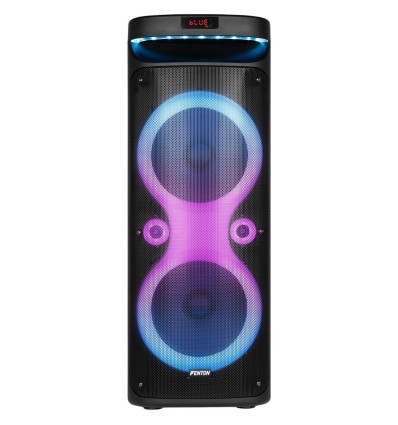 Fenton TRACK610 - Altavoz portátil 240W, Bluetooth y luces LED