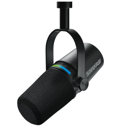 Shure MV7i - Micrófono híbrido USB/XLR para podcasting y streaming