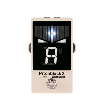 Afinador de pedal Korg Pitchblack-X CR crema | Precisión y estilo