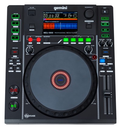 Gemini MDJ-900 | Reproductor multimedia profesional con pantalla de 8"