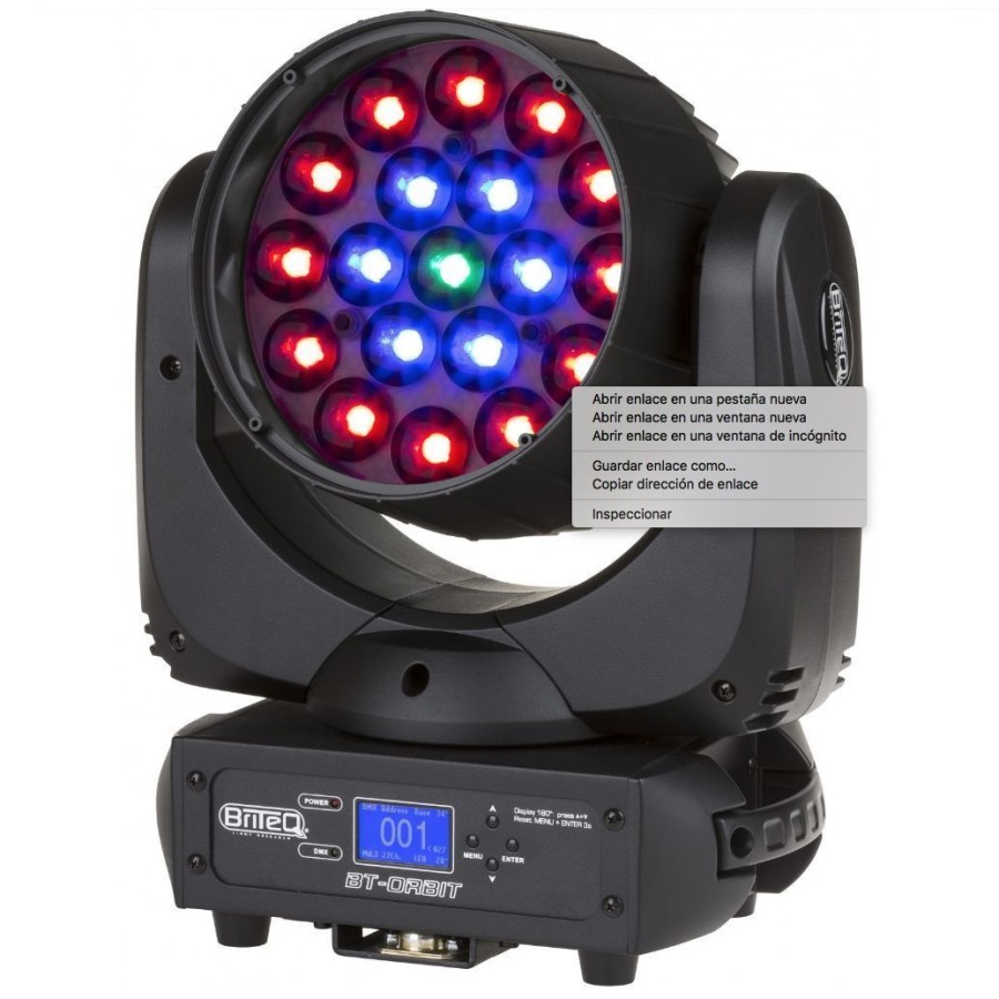 Как прописать в lightjockey led zoom wash 19x15w with 2in1 fly case