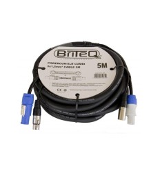 BRITEQ POWERCON/XLR COMBI CABLE 5M |Mejor precio