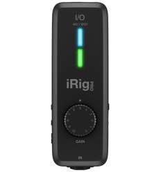 iRig Pro I/O: Interfaz de Audio y MIDI Portátil de Alta Calidad