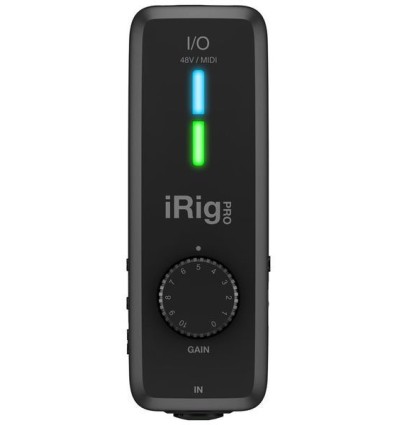 iRig Pro I/O: Interfaz de Audio y MIDI Portátil de Alta Calidad