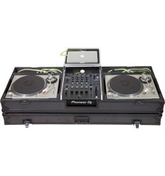 WALKASSE WMDJ-12 LTSII MALETA TRANSPORTE DJ GIRADISCOS MEZCLADOR