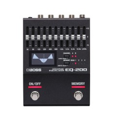 BOSS EQ-200 | Ecualizador gráfico dual de 10 bandas para músicos profe