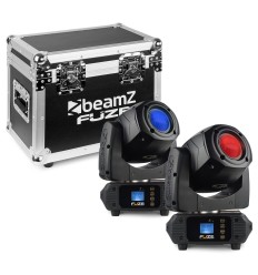 BEAMZ 150.383 SET 2 FUZE75S Y MALETA TRANSPORTE cabeza movil led precio características