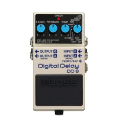 Boss DD-8 Digital Delay - Pedal compacto con 11 modos y looper