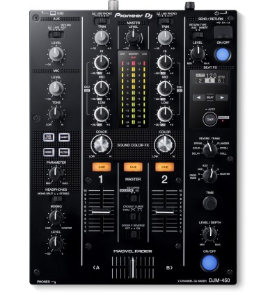 PIONEER DJ DJM-450 mesa mezclas dos canales profesional serato