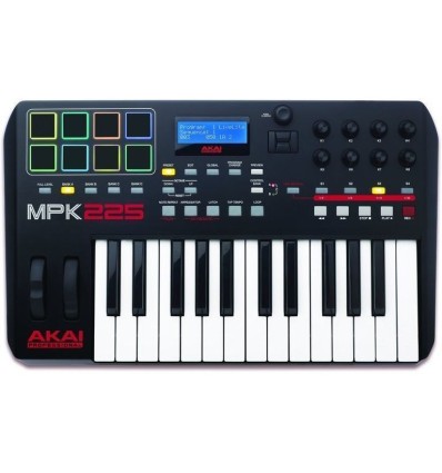 Akai MPK225: Controlador MIDI Profesional de 25 Teclas Semi-pesadas