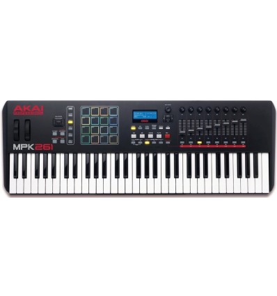 Akai MPK261: Controlador MIDI Profesional de 61 Teclas Semi-pesadas