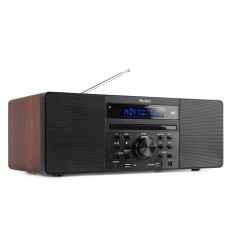 AUDIZIO 102.215 PRATO SISTEMA MUSICAL TODO-EN-UNO CD/DAB+ MADERA