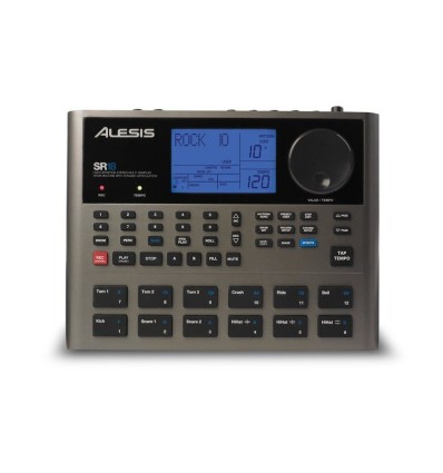 Alesis SR18: Caja de Ritmos Avanzada con Sonidos de Percusión y Bajo